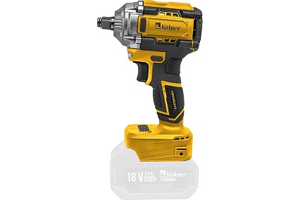 Гайковерт ударный аккумуляторный Kolner 18V UNI-M, BL, 280 Нм, KWI 18-280BLV-2K, 1/2" 8022300044