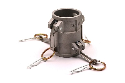 Камлок переходной алюминиевый HIMPT DD-150 (МАМА 38мм + МАМА 38мм) 1 1/2" х 1 1/2" 00-00012303