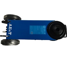 Пневмогидравлический подкатной профессиональный домкрат AE&T 100/50 т, складной HJ-100/50F