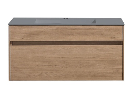 Тумба с раковиной Vincea Chiara 100 см 1 ящик, N.Oak