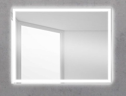 Зеркало BelBagno SPC-GRT-600-800-LED-BTN 60x80 см кнопочный выключатель