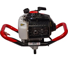 Ледобур для зимней рыбалки ADA GroundDrill-7 ICE FISHERMAN в комплекте со шнеком Ice Drill 150 (1000 мм)