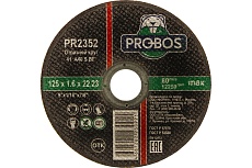 Круг отрезной абразивный 125x1.6x22.23 мм PROBOS PR2352