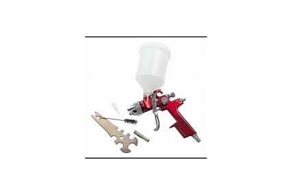 Пневматический краскопульт Intertool форсунка 1.4 мм, бачок 600 мл, PT-0104