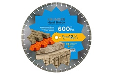 Диск алмазный сегментный по бетону Beton Hard 600x5х12x25.4 мм Kronger B200600H