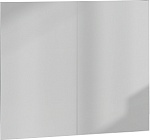 Фасад напольной тумбы Marka One Mix 80x70 для 2 дв, МДФ, белый глянец