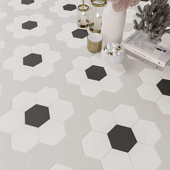 Керамогранит DNA Tiles Bee Grey 11,5x10 см, 124260