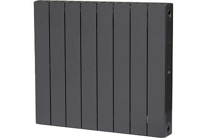 Биметаллический радиатор Rifar 55 SUPReMO 500-8, Ду 3/4, титан R S50083/47012