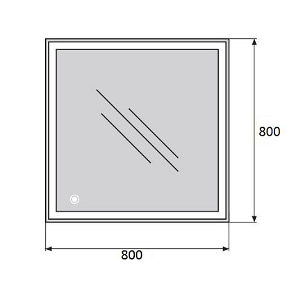 Мебель для ванной BelBagno Etna 80x45x60 см Rovere Moro