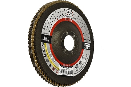 Круг лепестковый FlapLine ZR, 125 мм, P60, прямой ABRAFORM AF-FL-ZR-KLT1-60