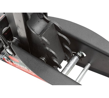 Подкатной домкрат Rockforce 25 т, с фиксацией, h min 140 мм, h max 387 мм RF-TH22501C(17352) RF-TH22501C кейс(17352)