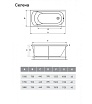 Акриловая ванна Relisan Eco-Plus Селена 170х70 см Гл000025995