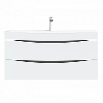 Мебель для ванной Iddis Cloud 100 см подвесная, белый