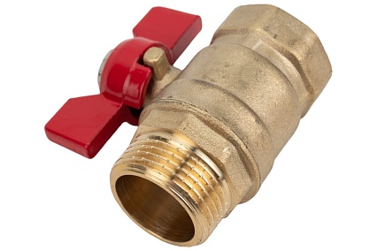 Шаровой кран ProfEco 3/4 ВР-НР, муфтовый, бабочка, Ду20, Ру20 11Б27п1 PE-34FMB