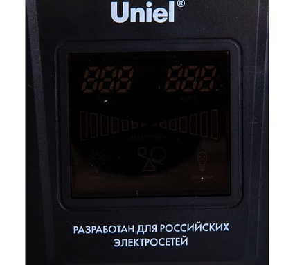 Напольный стабилизатор с расширенным диапазоном входного напряжения Uniel RS-1/1000LS 09497