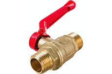 Шаровой для воды Valfex 1/2" НР/НР ручка-рычаг, латунный 11Б27фт1М VF.220.LR1.012.Bir
