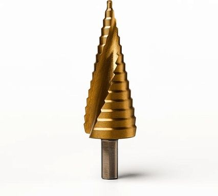 Сверло ступенчатое по металлу Advancetool 4-32 мм, HSS6542M2 (Р6М5) c TiN покрытием ADT-СМСТ0432Т