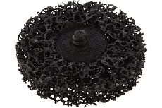 Круг для снятия ржавчины чёрный (75 мм; крепление Roloc) Русский Мастер РМ-70211