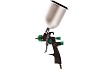 Пневматический краскопульт Intertool LVLP GREEN, форсунка 1.3 мм, бачок 600 мл PT-0131