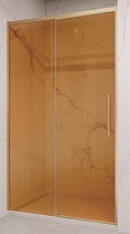 Душевая дверь Vincea Stella VDS-1ST120GSG 120x200 брашированное золото, янтарь