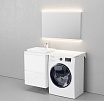 Тумба с раковиной Velvex Klaufs 120 см подвесная, 1 ящик