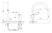 Смеситель для раковины D&K Rhein Marx DA1394101
