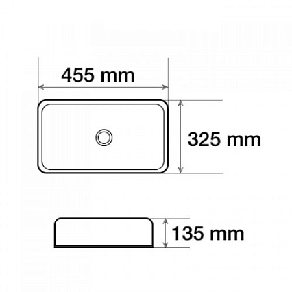 Раковина Melana MLN-78105 45.5 см