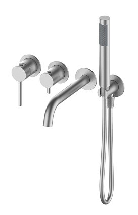 Смеситель для ванны Oliveeka Y-Line OL-889017-BN никель матовый