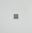 Поддон для душа Aquanet Pleasure 100x100 квадратный, серый камень