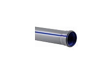 Труба RTP BAIKAL standart ВК ПП 50x18x3000 серый/синий 33155