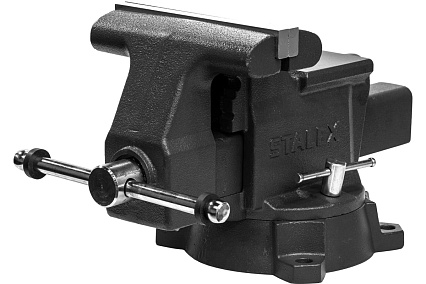 Слесарные тиски Stalex Кайман 203x190 мм, 210°, 25 кг D80