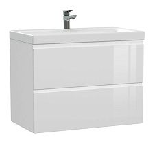 Тумба с раковиной Cersanit Moduo 80 см белый