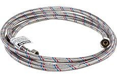 Гибкая подводка для воды Gigant с оплеткой из нержавеющей стали, 1/2"х300 см, г/г P-300-GG