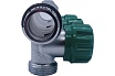 Коллектор Tiemme 3 отвода, регулируемый 3/4"х3/4(18) евроконус Maxima Corner (никель) 1850008 / 1871K