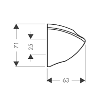 Держатель для душа Hansgrohe Porter C 27521000
