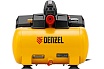 Компрессор Denzel dls750/6 безмасляный малошумный 750 вт, 140 л/мин, ресивер 6 л 58019