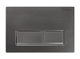 Кнопка смыва BelBagno BB-15R-GM оружейная сталь