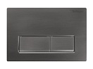 Кнопка смыва BelBagno BB-15R-GM оружейная сталь