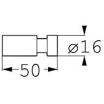 Крючок Emco System2 3575 001 01 хром