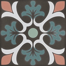 Керамогранит DNA Tiles Sync Clover Blue 15x15 см, 125638