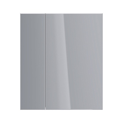 Зеркальный шкаф Lemark Universal 70x80 LM70ZS-U, белый глянец
