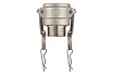 Камлок тип B TITAN LOCK серия EcoLine розетка, наружая резьба BSP 1 1/4, AISI304, TL125BSS-EL