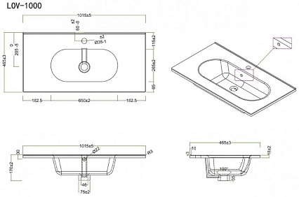 Мебель для ванной BelBagno Kraft 100 см