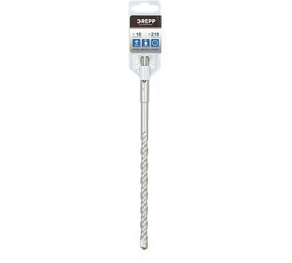 Бур SDS-plus 8х160 мм, 2-х гранный наконечник с твердосплавной напайкой YG8C GREPP 103-08160