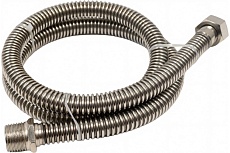 Подводка для газа СТМ ГАЗ сильфонная, 1/2&quot;, гайка-штуцер, 100 см CGHM1210