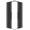 Душевой уголок Grossman Galaxy 300.K33.01.8080.21.10 80x80 тонированный, черный матовый