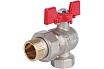 Шаровой кран угловой с американкой Rommer 3/4", ВН/НР, RBV-0006-0610220, RG008UB5BO3F41