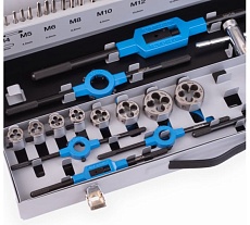 Набор ручных метчиков и плашек GSR M3-M20 DIN 352/223 HSSG 56 предметов 00708090