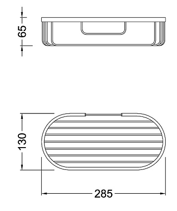 Полка Timo Nelson 150078/00 chrome