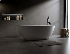 Ванна из искусственного камня Timo Satu SATU1650 165x80 см белый матовый